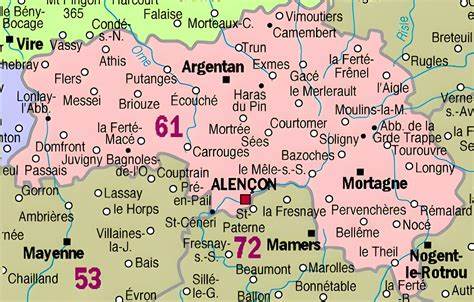Code postal 61 Orne Alencon