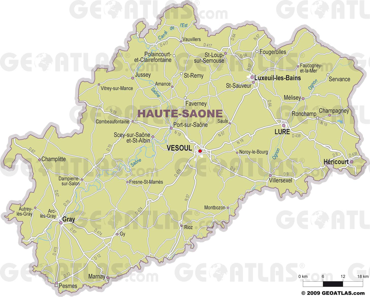 Code postal 70 Haute-saone Vesoul